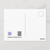 Golden Lights Kerstmis VOEG JE FOTO-Briefkaart TOE Briefkaart (Achterkant)