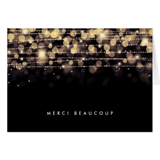Golden Lights | Merci Beaucoup - Hartelijk dank (Voorkant Horizontaal)