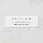 Golden Lights Mini Visitekaartje (Achterkant)