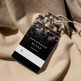 Golden Lights Price Labels Cadeaulabel