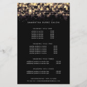 Golden Lights | Prijzen en diensten Flyer (Voorkant)