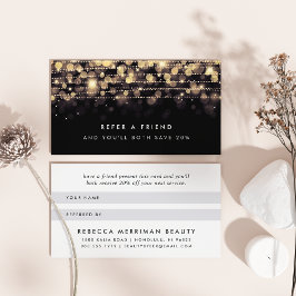 Golden Lights Referral-Kaart Aanbevelingskaartje