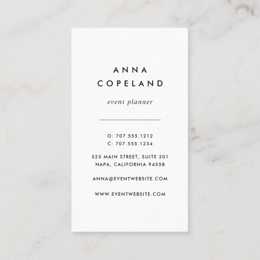 Golden Lights Verticaal Visitekaartje (Achterkant)