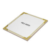 Golden lijst elegant tegeltje (Zijkant)