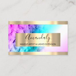 Golden Lijst Event Planner Ombre Blue Pink Visitekaartje