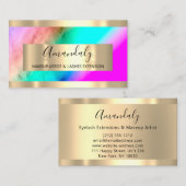 Golden Lijst Event Planner Ombre Blue Visitekaartje (Voorkant / Achterkant)