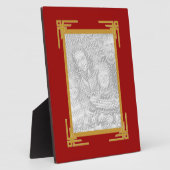 Golden Lijst Foto Plaque Fotoplaat (Zijkant)