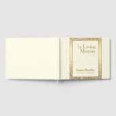 Golden Lijst Memorial Service Guest Book Kies C Gastenboek (Volledig)