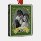 Golden Lijst Metalen Ornament (Rechts)