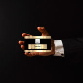 Golden Lijst Mode Boutique Shop Black QRCODE Visitekaartje