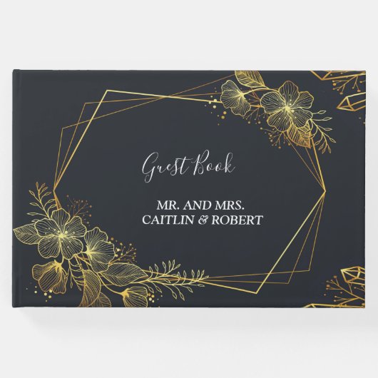 Golden Lijst Navy terug Gastenboek (Voorkant)