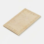 Golden Lijst over papier Post-it® Notes (Schuin)