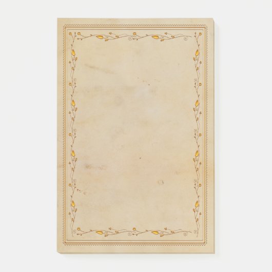 Golden Lijst over papier Post-it® Notes (Voorkant)