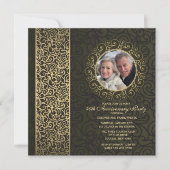 Golden Lijst Photo Jubileum Kaart (Voorkant)