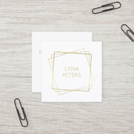 Golden Lijsten Vierkante Visitekaartje