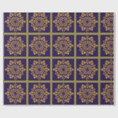 Golden Lila ventilator Cadeaupapier (Vlak)
