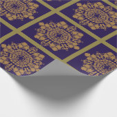 Golden Lila ventilator Cadeaupapier (Hoek)