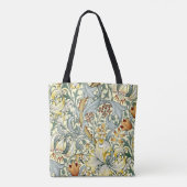 Golden Lilies Canvas tas All-Over Print (Achterkant)