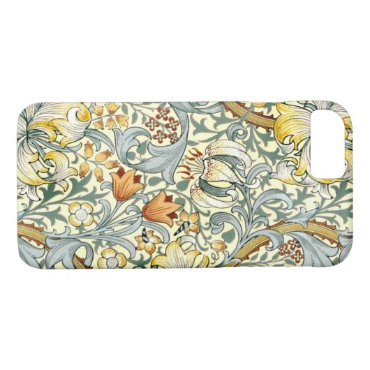 Golden Lilies iPhone X/8/7/11 Barely Daar Hoesje (Achterkant (Horizontaal))