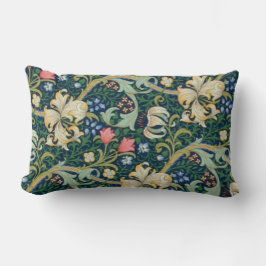 Golden Lilies Lumbar Pillow Kussen