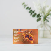 Golden Lilies Visitekaartje (Staand voorkant)