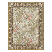 Golden Lilies Vogels William Morris Patroon Tafelkleed (Voorkant)