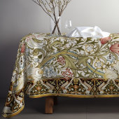 Golden Lilies Vogels William Morris Patroon Tafelkleed