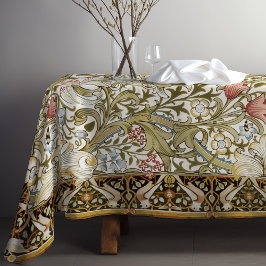 Golden Lilies Vogels William Morris Patroon Tafelkleed