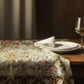 Golden Lilies Vogels William Morris Patroon Tafelkleed