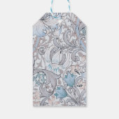  Golden Lilies William Morris Bruiloft Cadeaulabel (Achterkant)