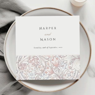 Golden Lilies William Morris Bruiloft Servet