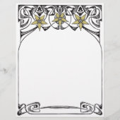 Golden Lily Art Nouveau-grens (Voorkant)