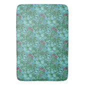 Golden Lily  Bloemen Blauw Roze Groen Badmat (Voorkant Verticaal)