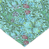 Golden Lily  Bloemen Blauw Roze Groen Lange Tafelloper (Hoek)