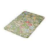 Golden Lily Floral Pattern Badmat (Gekanteld)