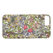 Golden Lily Floral Pattern William Morris Case-Mate iPhone Case (Achterkant (Horizontaal))