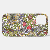 Golden Lily  Floral Pattern William Morris Case-Mate iPhone Case (Achterkant (horizontaal))