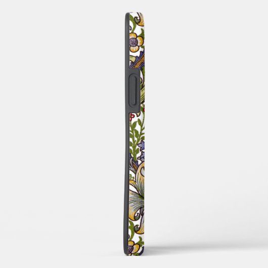 Golden Lily  Floral Pattern William Morris Case-Mate iPhone Case (Achterkant / Rechts)