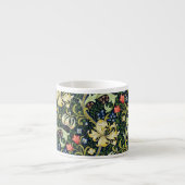 Golden Lily  Floral Pattern William Morris Espresso Kop (Voorkant)