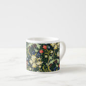 Golden Lily Floral Pattern William Morris Espresso Kop (Voorkant rechts)