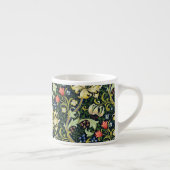 Golden Lily  Floral Pattern William Morris Espresso Kop (Rechts)