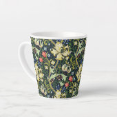 Golden Lily  Floral Pattern William Morris Latte Mok (Linkerhoek)