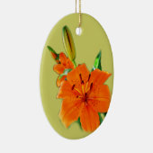 Golden Lily Flower ornament (Rechts)