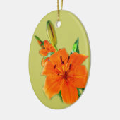 Golden Lily Flower ornament (Links)
