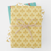 Golden Lily Flowers, Nutcracker en Ballet Dancer Inpakpapier Vel (In situ)