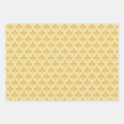 Golden Lily Flowers, Nutcracker en Ballet Dancer Inpakpapier Vel (Voorkant)