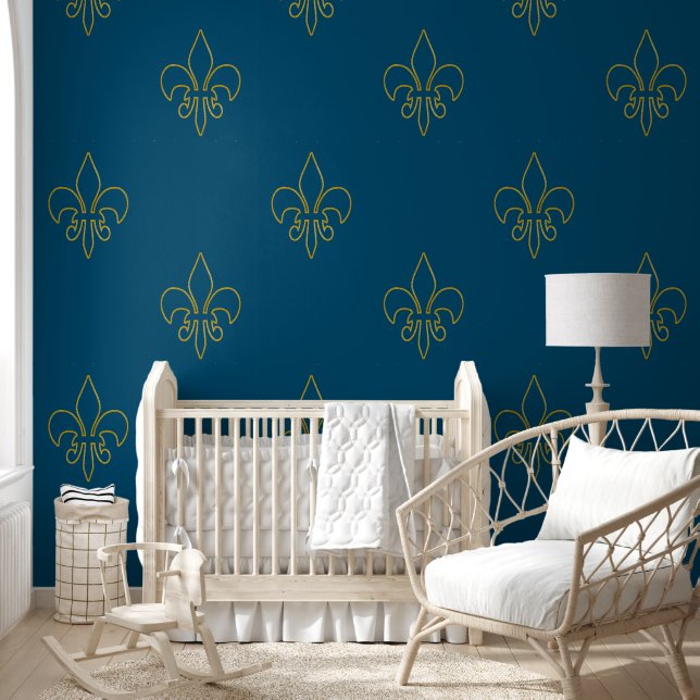 Golden Lily - luxe royal 1a Behang (Kinderen)