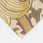 Golden Lily Pattern Versie 2 van William Morris Fleece Deken (Hoek)