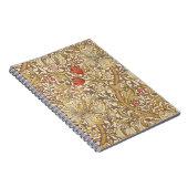 Golden Lily Pattern Versie 2 van William Morris Notitieboek (Rechterzijde)