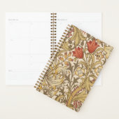 Golden Lily Pattern Versie 2 van William Morris Planner (Display)
